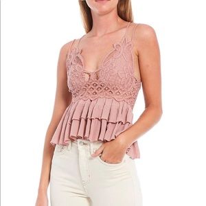 Free People Adella Lace top